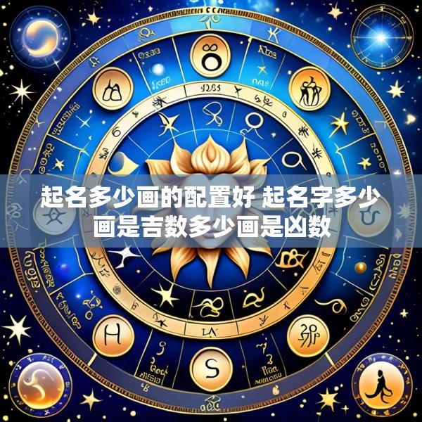 起名多少画的配置好 起名字多少画是吉数多少画是凶数