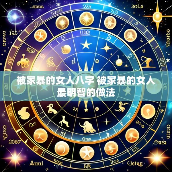 被家暴的女人八字 被家暴的女人最明智的做法