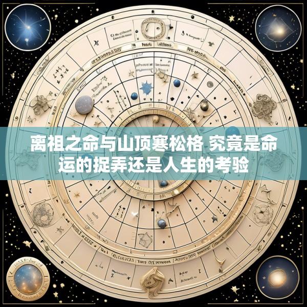 离祖之命与山顶寒松格 究竟是命运的捉弄还是人生的考验