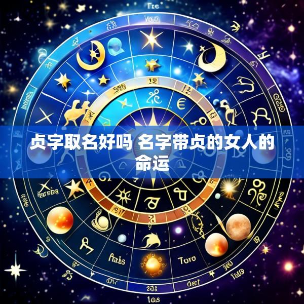 贞字取名好吗 名字带贞的女人的命运
