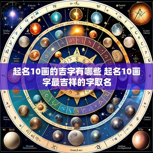 起名10画的吉字有哪些 起名10画字最吉祥的字取名