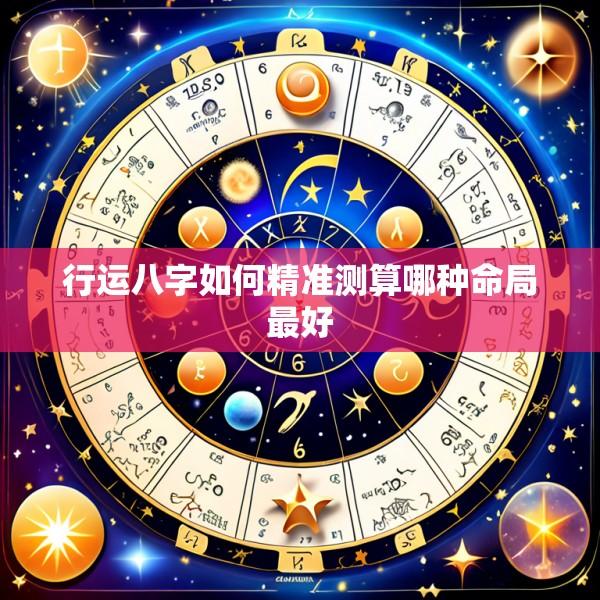行运八字如何精准测算哪种命局最好