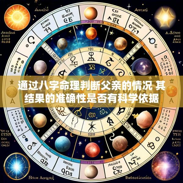 通过八字命理判断父亲的情况 其结果的准确性是否有科学依据