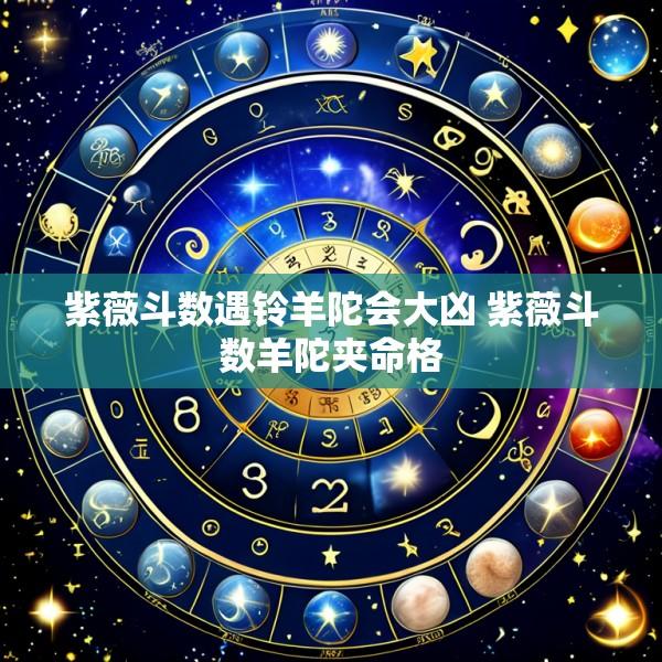 紫薇斗数遇铃羊陀会大凶 紫薇斗数羊陀夹命格