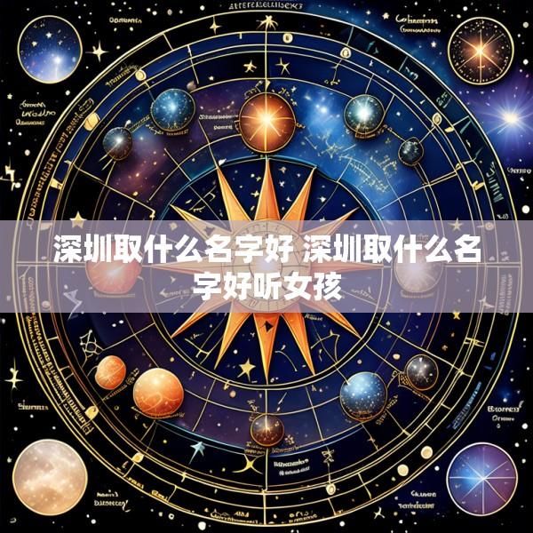 深圳取什么名字好 深圳取什么名字好听女孩