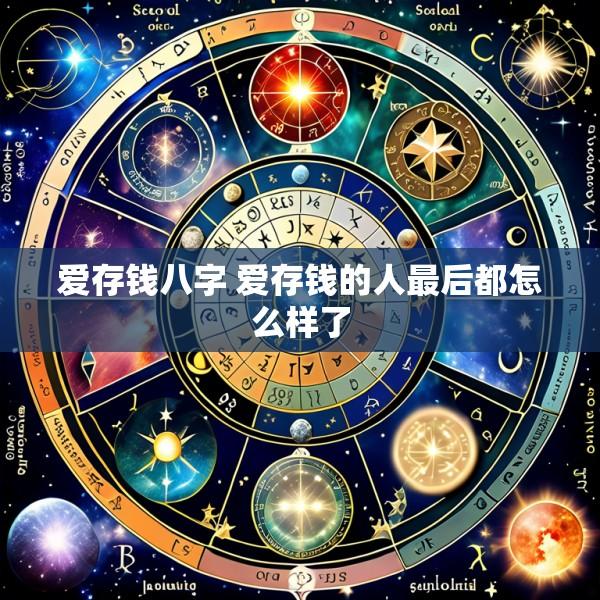 爱存钱八字 爱存钱的人最后都怎么样了