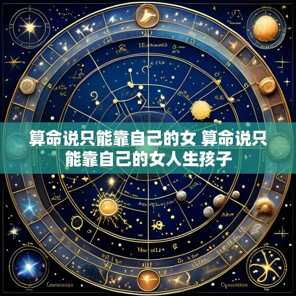 算命说只能靠自己的女 算命说只能靠自己的女人生孩子