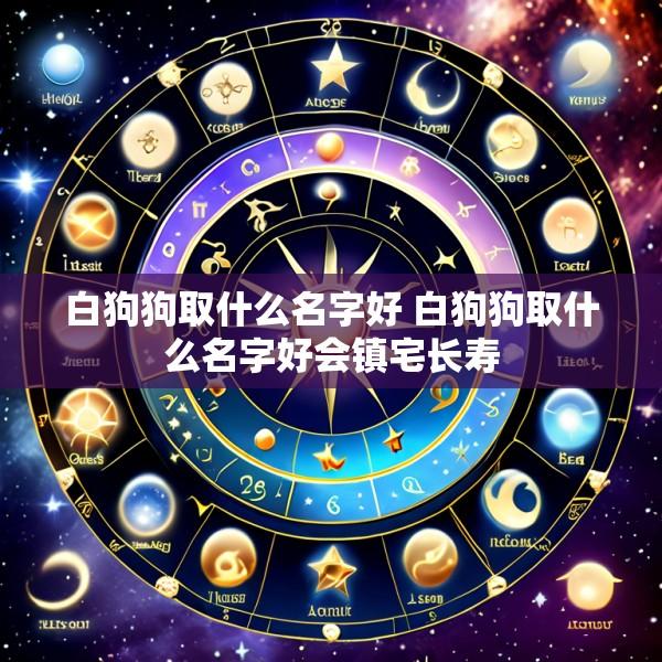 白狗狗取什么名字好 白狗狗取什么名字好会镇宅长寿
