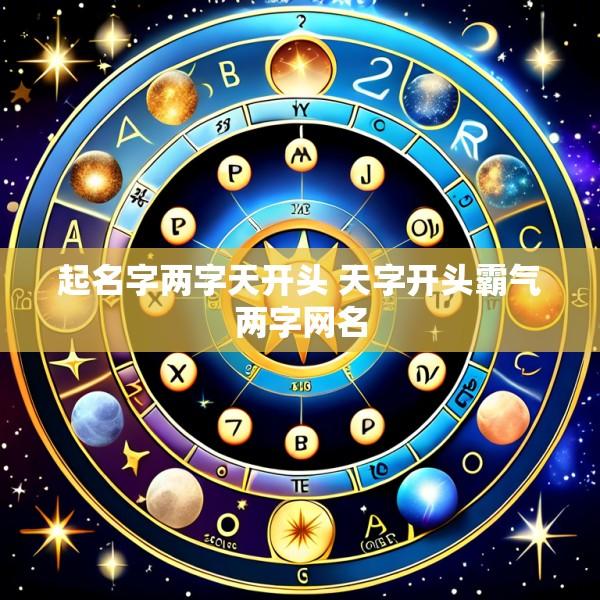 起名字两字天开头 天字开头霸气两字网名
