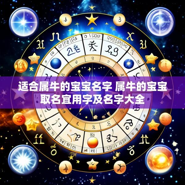 适合属牛的宝宝名字 属牛的宝宝取名宜用字及名字大全