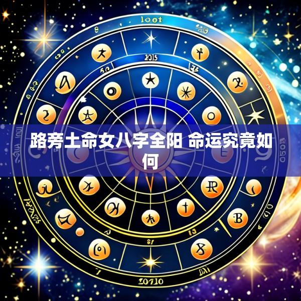 路旁土命女八字全阳 命运究竟如何