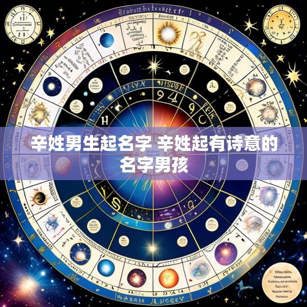 辛姓男生起名字 辛姓起有诗意的名字男孩