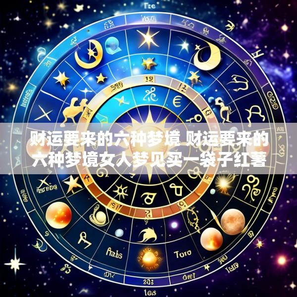 财运要来的六种梦境 财运要来的六种梦境女人梦见买一袋子红薯什么预兆