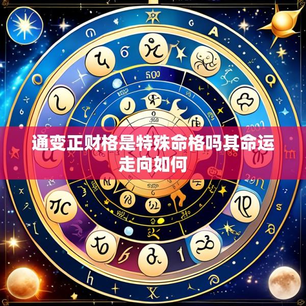 通变正财格是特殊命格吗其命运走向如何