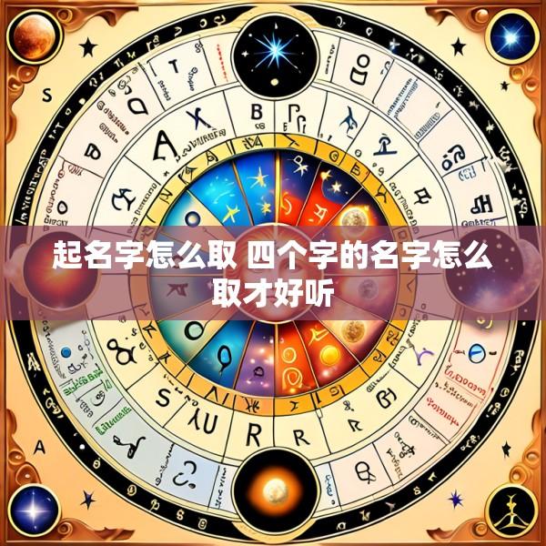起名字怎么取 四个字的名字怎么取才好听