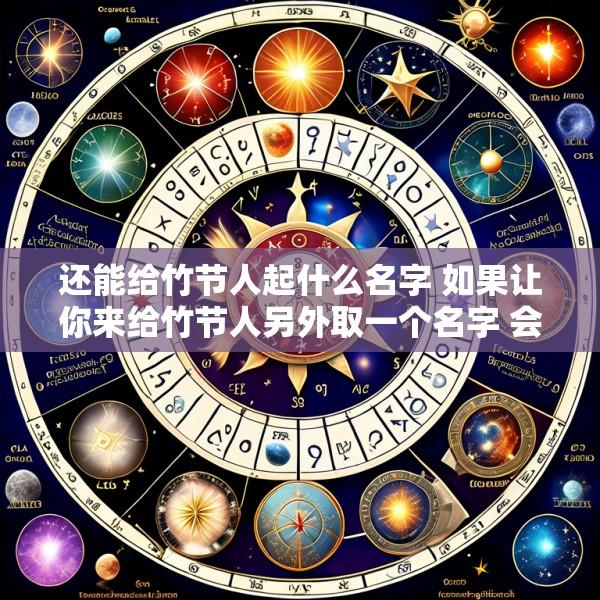 还能给竹节人起什么名字 如果让你来给竹节人另外取一个名字 会取什么名字