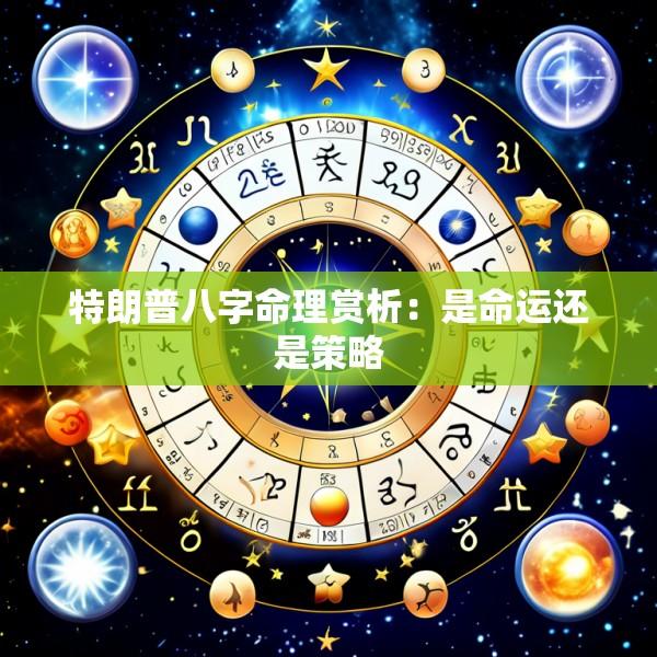 特朗普八字命理赏析：是命运还是策略
