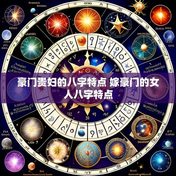 豪门贵妇的八字特点 嫁豪门的女人八字特点