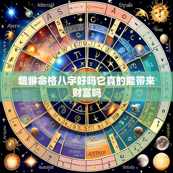 貔貅命格八字好吗它真的能带来财富吗