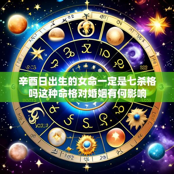 辛酉日出生的女命一定是七杀格吗这种命格对婚姻有何影响