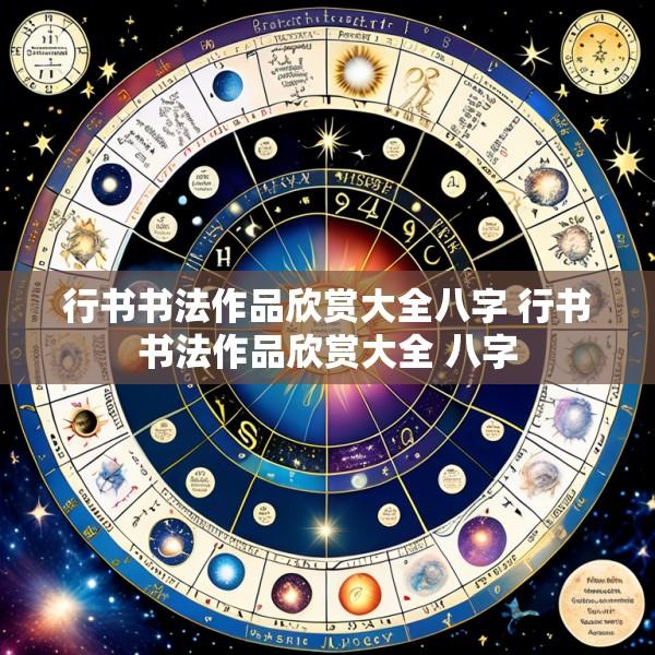 行书书法作品欣赏大全八字 行书书法作品欣赏大全 八字