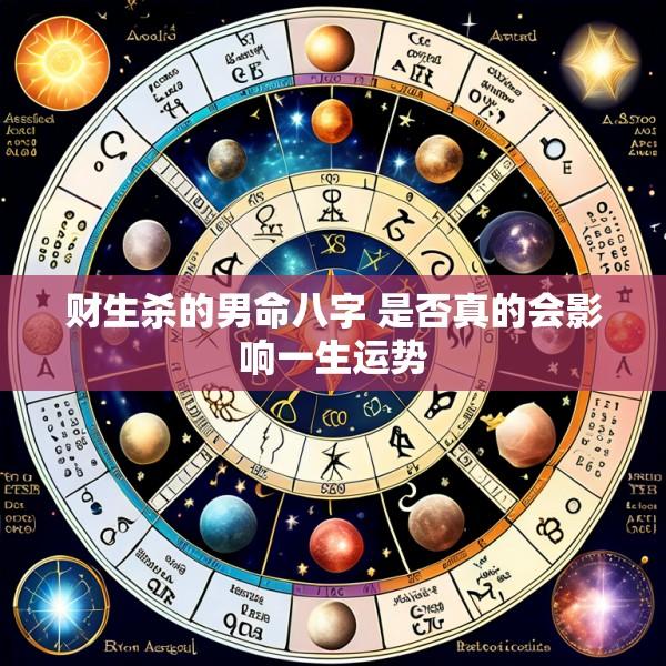 财生杀的男命八字 是否真的会影响一生运势