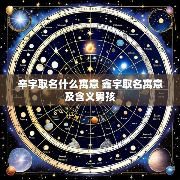 辛字取名什么寓意 鑫字取名寓意及含义男孩