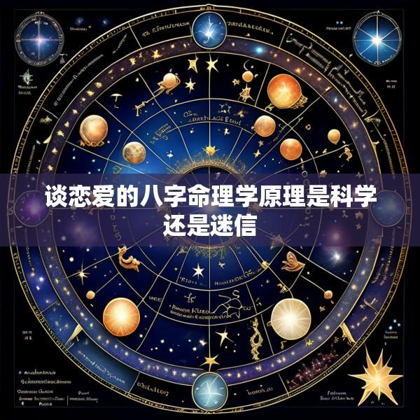 谈恋爱的八字命理学原理是科学还是迷信