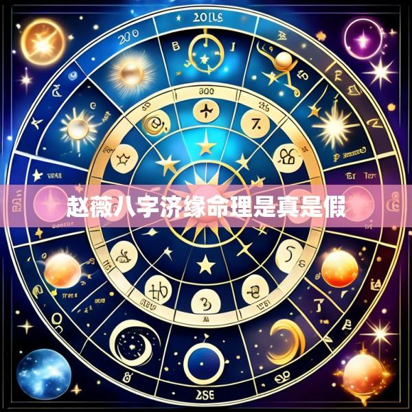 赵薇八字济缘命理是真是假