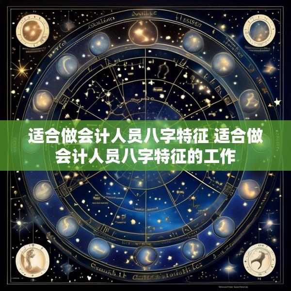适合做会计人员八字特征 适合做会计人员八字特征的工作