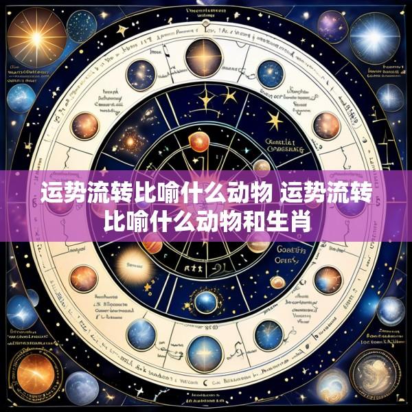 运势流转比喻什么动物 运势流转比喻什么动物和生肖