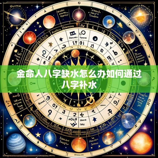 金命人八字缺水怎么办如何通过八字补水