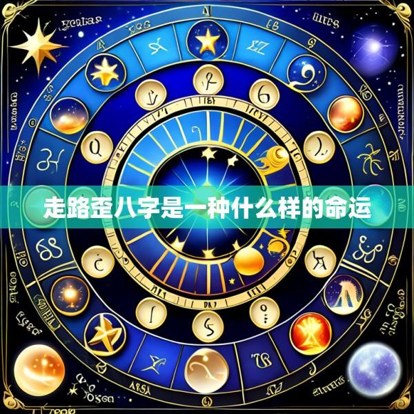走路歪八字是一种什么样的命运