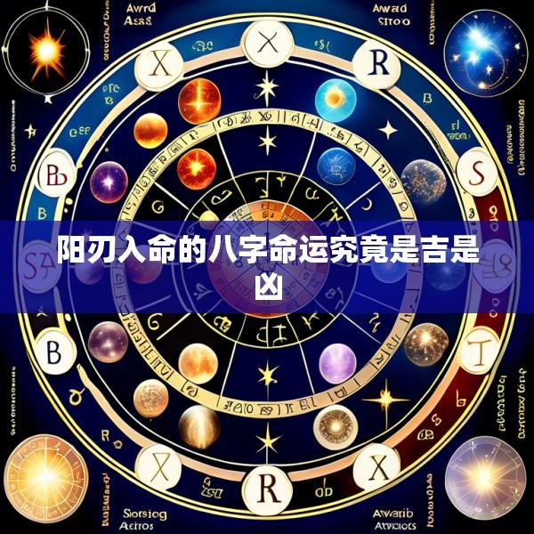 阳刃入命的八字命运究竟是吉是凶