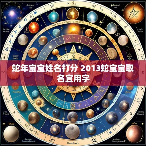蛇年宝宝姓名打分 2013蛇宝宝取名宜用字