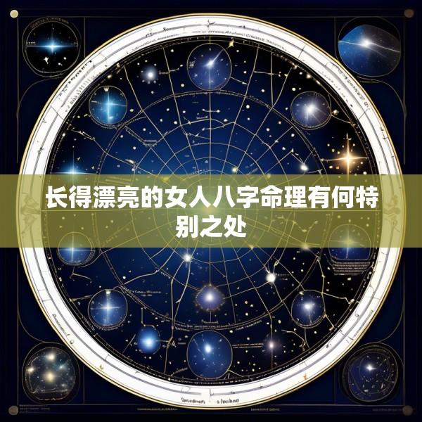 长得漂亮的女人八字命理有何特别之处