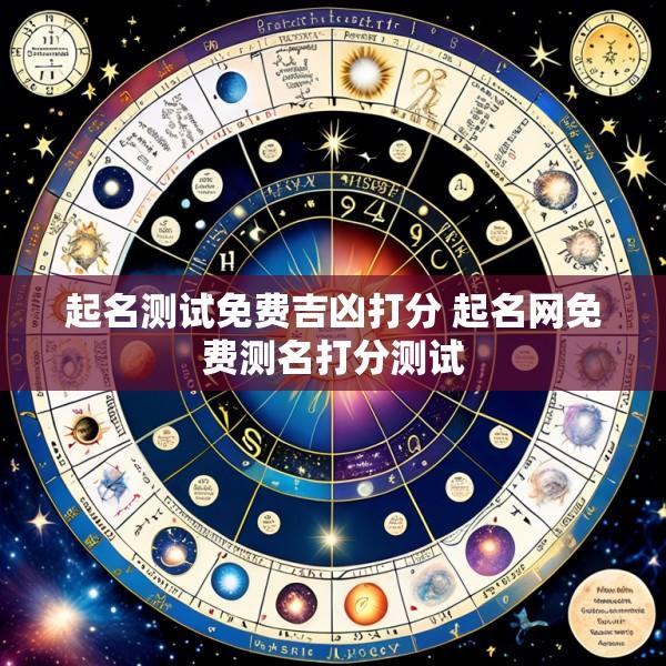 起名测试免费吉凶打分 起名网免费测名打分测试
