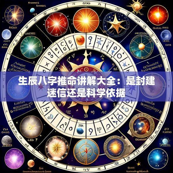 生辰八字推命讲解大全:是封建迷信还是科学依据