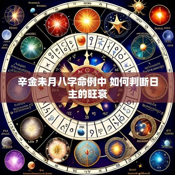 辛金未月八字命例中 如何判断日主的旺衰
