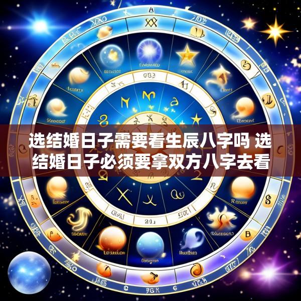 选结婚日子需要看生辰八字吗 选结婚日子必须要拿双方八字去看吗