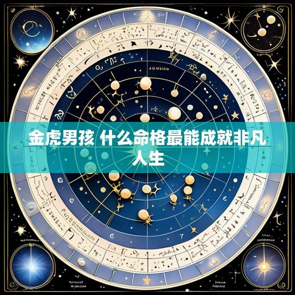 金虎男孩 什么命格最能成就非凡人生