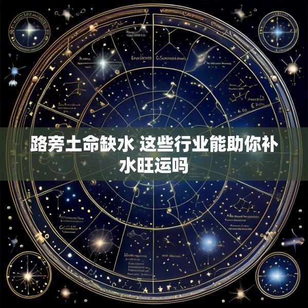路旁土命缺水 这些行业能助你补水旺运吗