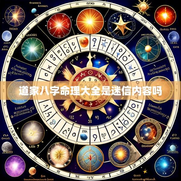 道家八字命理大全是迷信内容吗