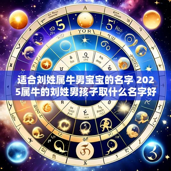 适合刘姓属牛男宝宝的名字 2025属牛的刘姓男孩子取什么名字好