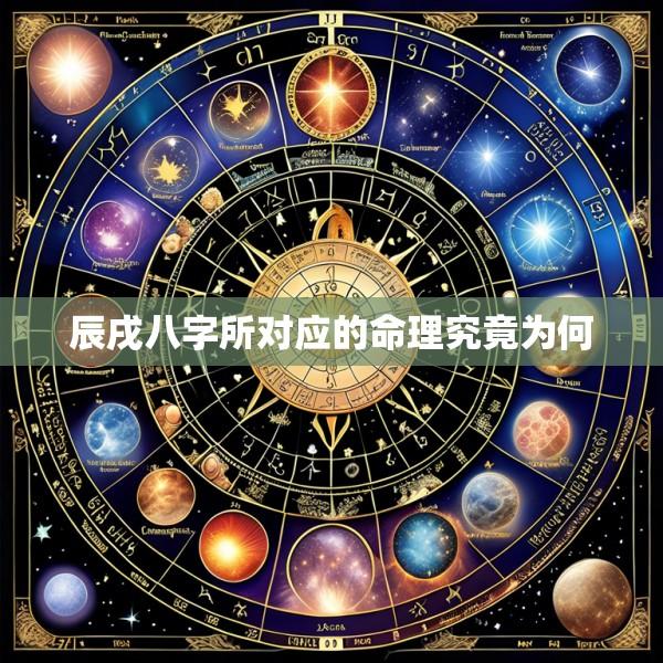 辰戌八字所对应的命理究竟为何