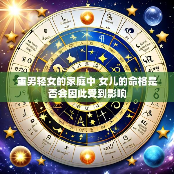 重男轻女的家庭中 女儿的命格是否会因此受到影响