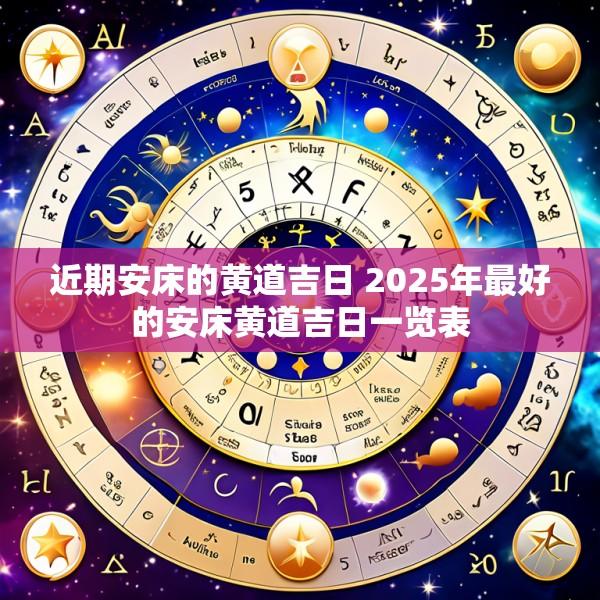 近期安床的黄道吉日 2025年最好的安床黄道吉日一览表
