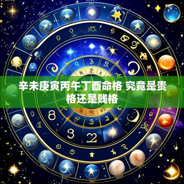 辛未庚寅丙午丁酉命格 究竟是贵格还是贱格
