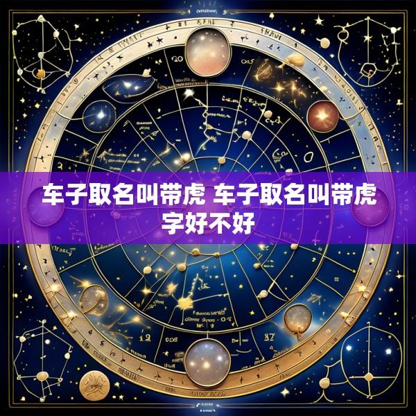 车子取名叫带虎 车子取名叫带虎字好不好