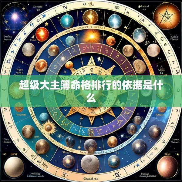 超级大主簿命格排行的依据是什么